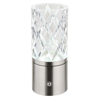 Stolní lampa LUNKI II stříbrná 4