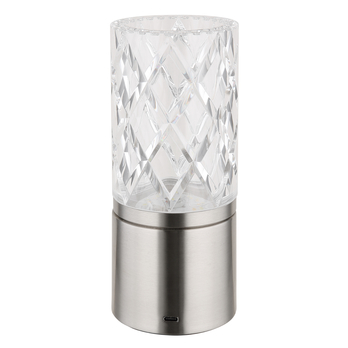 Stolní lampa LUNKI II stříbrná 5