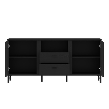 TV komoda LUSAKA černý grafit, šířka 150 cm 2