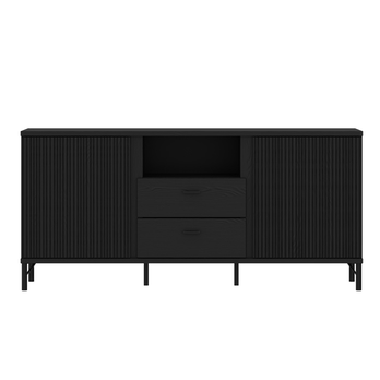 TV komoda LUSAKA černý grafit, šířka 150 cm 3