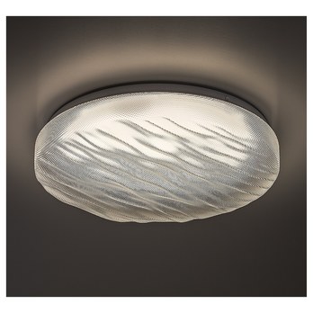 Stropní svítidlo LUVIA bílá/průhledná, průměr 38 cm 2