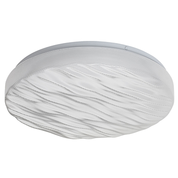 Stropní svítidlo LUVIA bílá/průhledná, průměr 38 cm 3