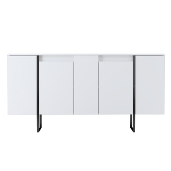 Komoda LUXE bílá/černá 2