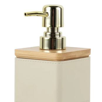 Dávkovač na mýdlo LUXE béžová/přírodní 3