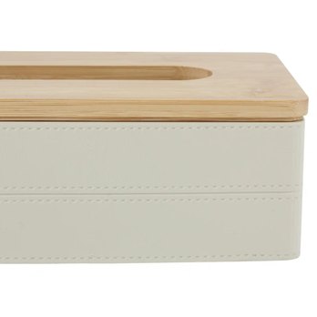 Box na papírové kapesníky LUXE béžová/přírodní 2