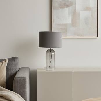 Stolní lampa LUXIN šedá 1