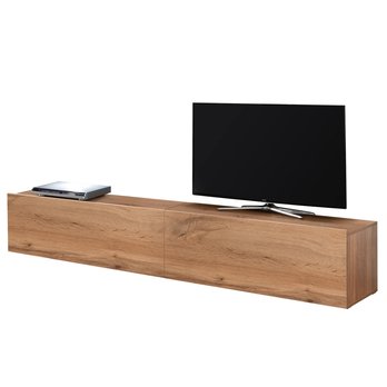 Obývací stěna LUXUS dub wotan/tmavý beton 2