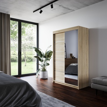 Šatní skříň LYNA dub sonoma 1