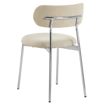 Jídelní židle LYRIC písková/chrom 4