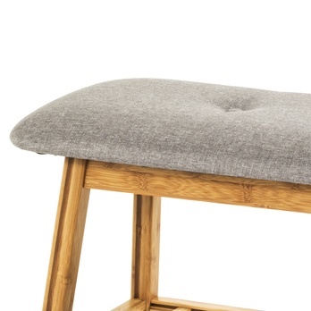 Botníková lavice MACEDO bambus, šířka 100 cm 2