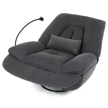 Relaxační křeslo MACY I šedá 4