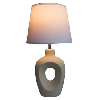 Stolní lampa MADELOR béžová 1