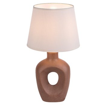 Stolní lampa MADELOR hnědá/béžová 2