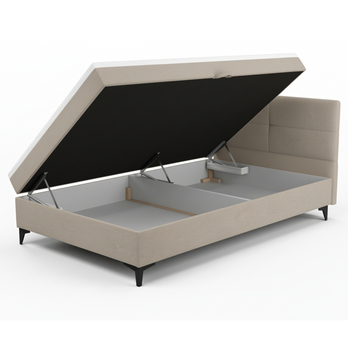 Postel s matrací  MADONA béžová, 120x200 cm 2