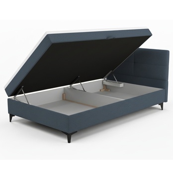 Postel s matrací  MADONA modrá, 120x200 cm 2