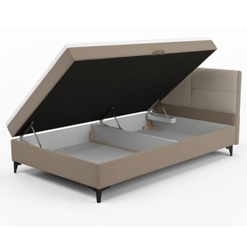 Postel s matrací  MADONA cappuccino, 120x200 cm 2