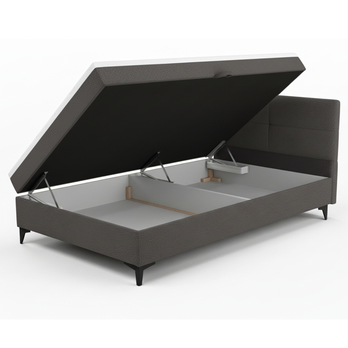 Postel s matrací  MADONA šedá, 120x200 cm 2