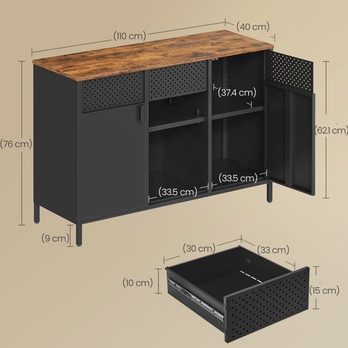 Komoda MAGNETIC 1 černá 5
