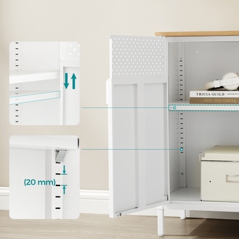 Komoda MAGNETIC 2 bílá 5