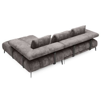 Sedací souprava MAGNETIC F MINI pravá, hnědá 4