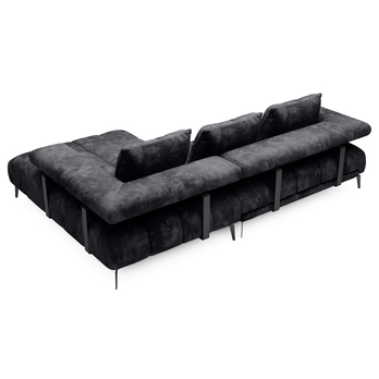 Sedací souprava MAGNETIC MINI pravá, černá 4