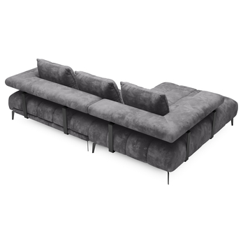 Sedací souprava MAGNETIC MINI levá, grafitová 4
