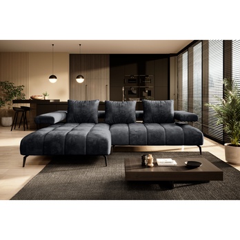 Sedací souprava MAGNETIC MINI levá, černá 1