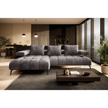 Sedací souprava MAGNETIC MINI levá, hnědá 1