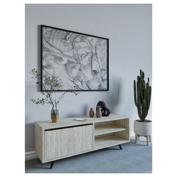 TV stolek MAKU travertin 1