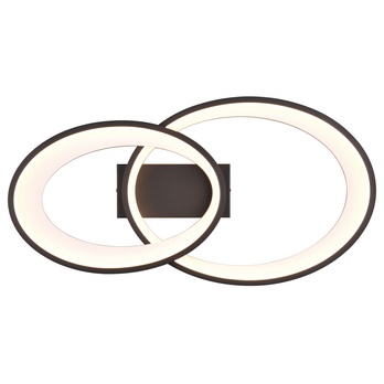 Stropní LED svítidlo MALAGA černá 2