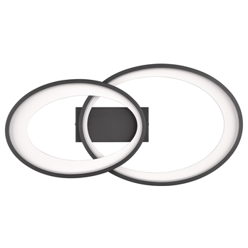 Stropní LED svítidlo MALAGA černá 3