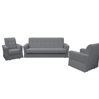 Křeslo MALAKI tmavě šedá 1