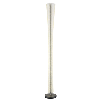 Stojací lampa MALINDA antracitová/průhledná 6