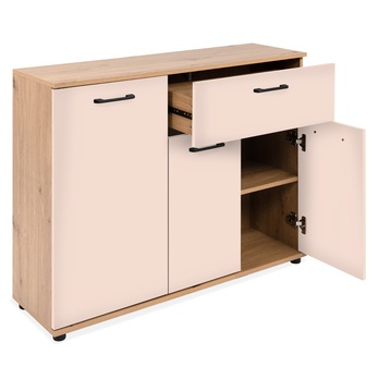 Komoda MALLO 01C dub artisan/béžová 4