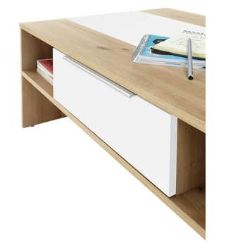 Konferenční stolek MALOU dub/bílá 2