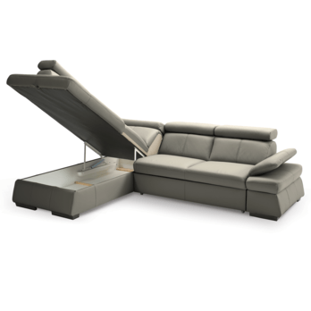 Sedací souprava MALPENSA levá, šedá 2