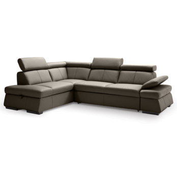 Sedací souprava MALPENSA levá, hnědá 3