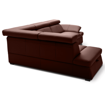 Sedací souprava MALPENSA levá, tmavě hnědá 4