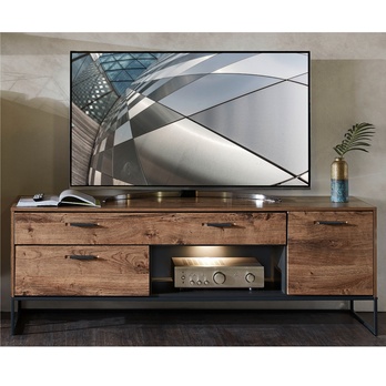 TV stolek MANHATTAN dub havelland cognac/grafit, šířka 175 cm 1