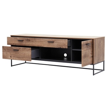 TV stolek MANHATTAN dub havelland cognac/grafit, šířka 175 cm 2