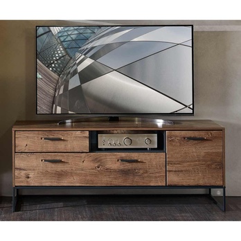 TV stolek MANHATTAN dub havelland cognac/grafit, šířka 156 cm 1