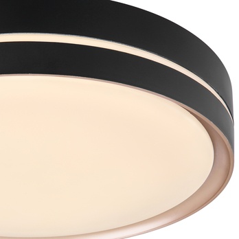 Stropní LED svítidlo MANNI černá/bronzová 8