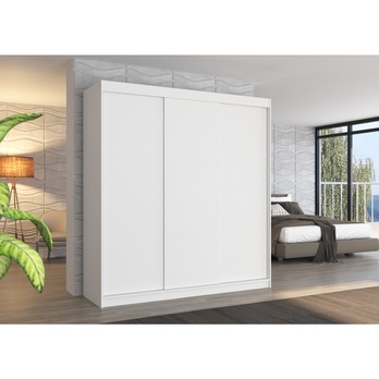 Šatní skříň MANOL bílá 1