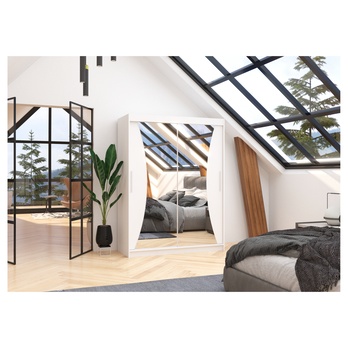 Šatní skříň MANOLI bílá 1