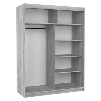 Šatní skříň MANOLI čokoládově hnědá 2