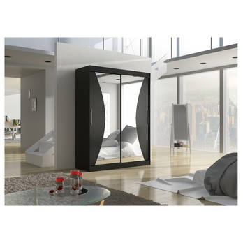 Šatní skříň MANOLI černá 3