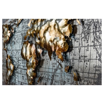 Kovový obraz MAP II 40x80 cm 2