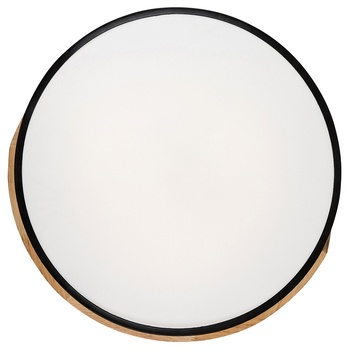 Stropní LED svítidlo MAPLE černá/přírodní 2