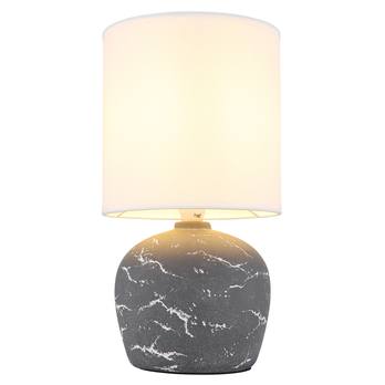 Stolní lampa MARBLE šedá/bílá 3