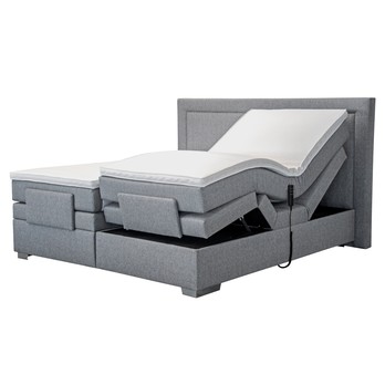 Postel boxspring MARGO šedá, 180x200 cm 2